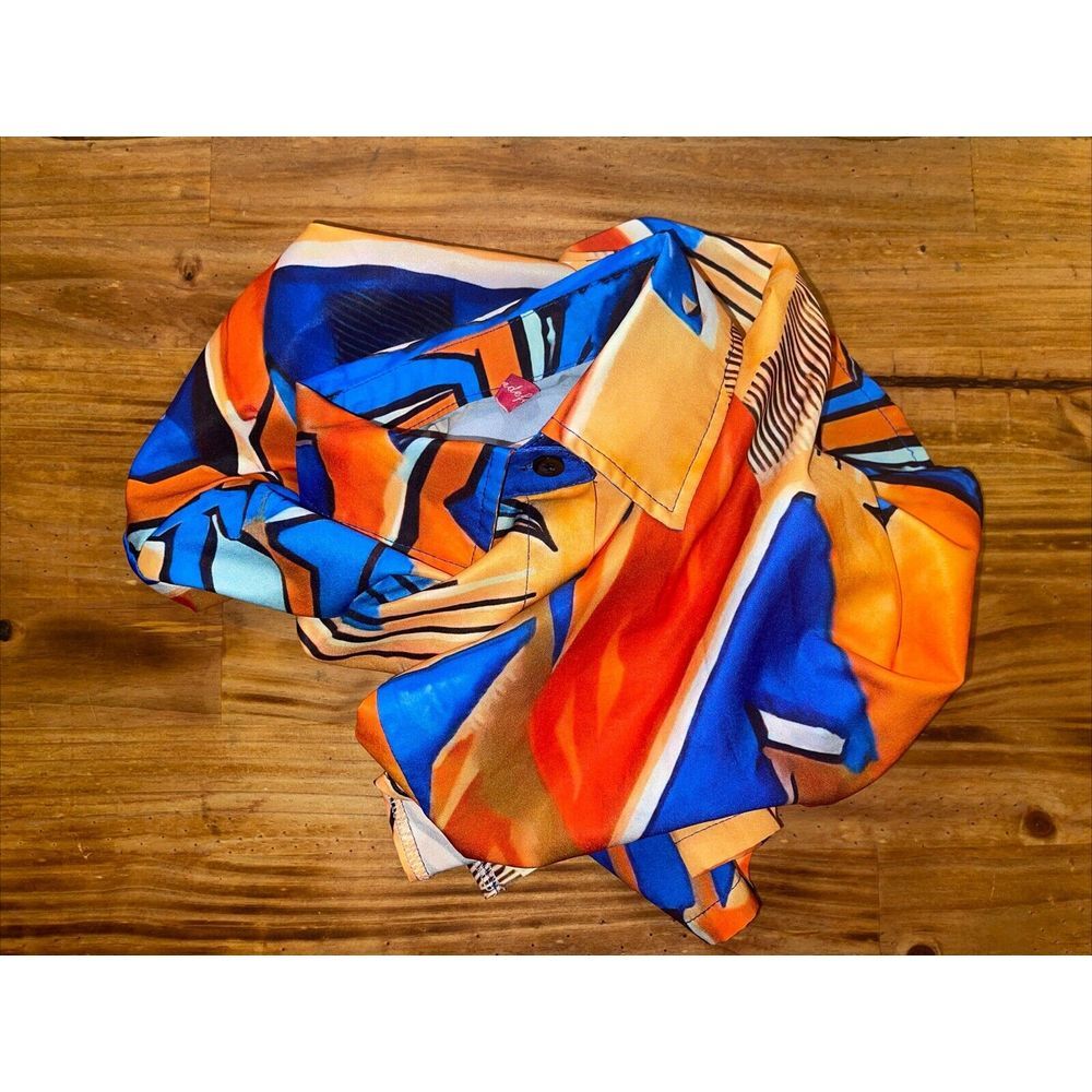 Mundefeis Shirt Top Women Sm Dopamine Abstract Retro 70's 80's Maximalist‎ Disco
